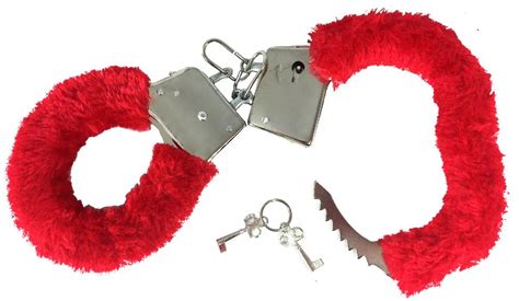 red fluffy handcuffs|Amazon.com: Red Handcuffs.